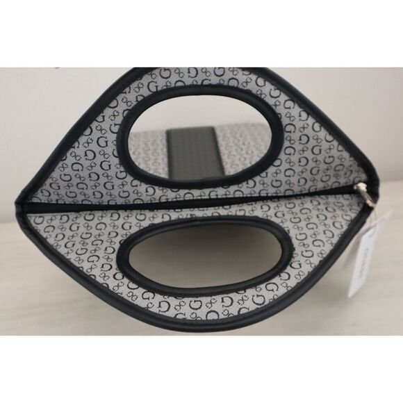 Guess RCS9478081 Black Multi Monogram Suma Travel Insulated Cutout Lunch Tote - Picture 5 of 10